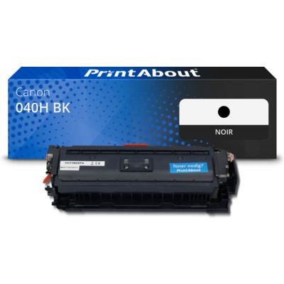 Toner compatible Canon 040H BK - Noir - Grande capacité