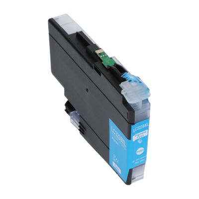 Cartouche compatible Brother LC-3239XLC - Cyan - Grande capacité