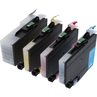 Cartouche compatible Brother LC-3239XLBK/C/M/Y - 4 couleurs - Grande capacité - Multipack