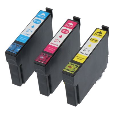 Huismerk Epson 27XL (T2715) Inktcartridge 3-kleuren Multipack 