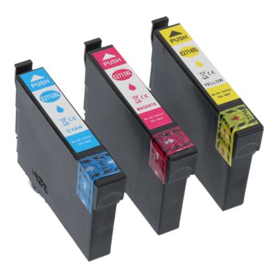 Huismerk Epson 27XL (T2715) Inktcartridge 3-kleuren Multipack 