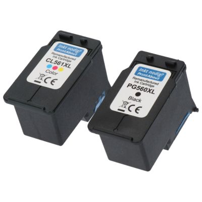 Huismerk Canon PG-560XL / CL-561XL Inktcartridge Zwart + 3 kleuren Multipack Hoge capaciteit