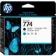 HP P2W01A (774) - Noir mat + cyan - Cartouche d'encre