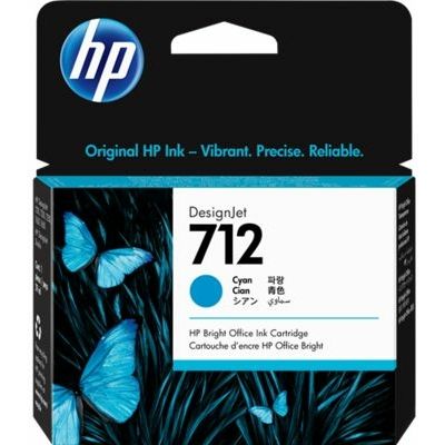 HP 712 (3ED67A) Inktcartridge Cyaan