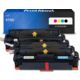 Toner compatible HP 410A (CF410A) - 4 couleurs - Multipack