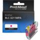 Huismerk Brother LC-3211M Inktcartridge Magenta Hoge capaciteit
