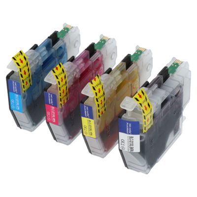 PrintAbout Huismerk vervangt Brother LC-3211VAL Inktcartridge 4-kleuren Multipack Hoge capaciteit