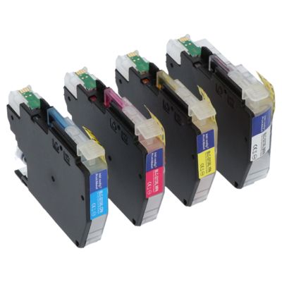 PrintAbout Huismerk vervangt Brother LC-3211VAL Inktcartridge 4-kleuren Multipack Hoge capaciteit