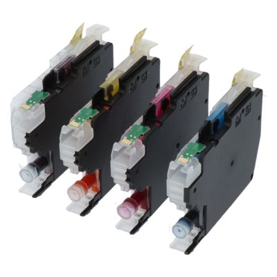 PrintAbout Huismerk vervangt Brother LC-3211VAL Inktcartridge 4-kleuren Multipack Hoge capaciteit