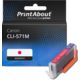 Huismerk Canon CLI-571M Inktcartridge Magenta