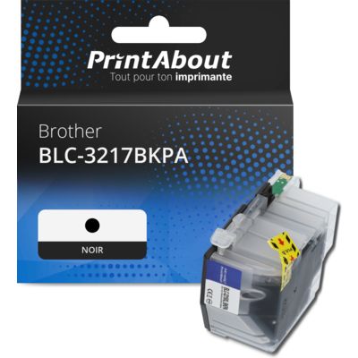 Cartouche compatible Brother LC-3217BK - Noir - Grande capacité