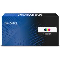 PrintAbout Huismerk vervangt Brother DR-241CL Drum 4-kleuren