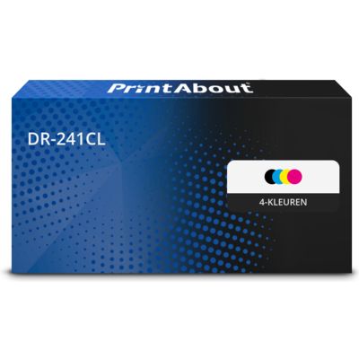 PrintAbout Huismerk vervangt Brother DR-241CL Drum 4-kleuren