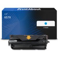 Huismerk HP 657X (CF471X) Toner Cyaan Hoge capaciteit