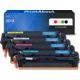 Toner compatible HP 201A (CF400A) - 4 couleurs - Multipack