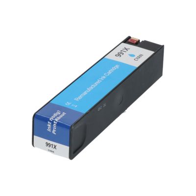 Huismerk HP 991X (M0J90AE) Inktcartridge Cyaan Hoge capaciteit