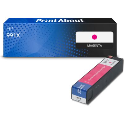 Cartouche compatible HP 991X (M0J94AE) - Magenta - Grande capacité