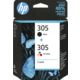 HP 305 (6ZD17AE) - Noir + 3 couleurs - Cartouche d'encre - Multipack