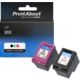 Huismerk HP 303 (3YM92AE) Inktcartridge Zwart + 3 kleuren Multipack