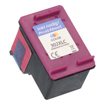 Huismerk HP 302 (F6U65AE) Inktcartridge 3-kleuren