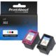 Huismerk HP 302 (X4D37AE) Inktcartridge Zwart + 3 kleuren Multipack