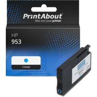 Huismerk HP 953 (F6U12AE) Inktcartridge Cyaan