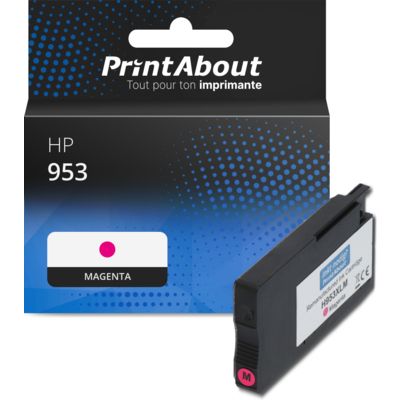 Cartouche compatible HP 953 (F6U13AE) - Magenta