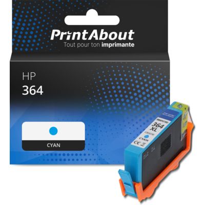 Cartouche compatible HP 364 (CB318EE) - Cyan