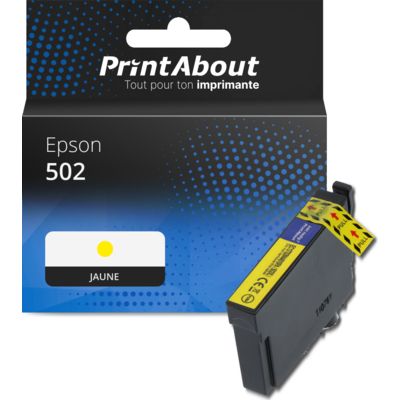 Cartouche compatible Epson 502 (C13T02V44010) - Jaune