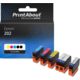 Huismerk Epson 202 (C13T02E74010) Inktcartridge 5-kleuren Multipack
