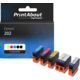 Cartouche compatible Epson 202 (C13T02E74010) - 5 couleurs - Multipack