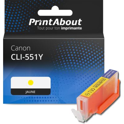 Cartouche compatible Canon CLI-551Y - Jaune