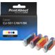 Huismerk Canon CLI-551 C/M/Y/BK Inktcartridge 4-kleuren Multipack