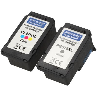Huismerk Canon PG-545 / CL-546 Inktcartridge Zwart + 3 kleuren Multipack