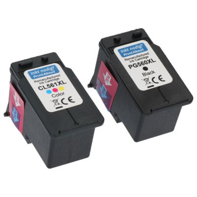 Cartouche compatible Canon PG-560 / CL-561 - Noir + 3 couleurs - Multipack