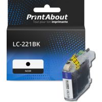 Cartouche compatible Brother LC-221BK - Noir