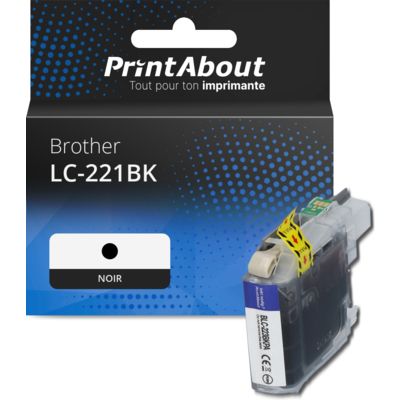 Cartouche compatible Brother LC-221BK - Noir