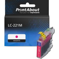 Cartouche compatible Brother LC-221M - Magenta