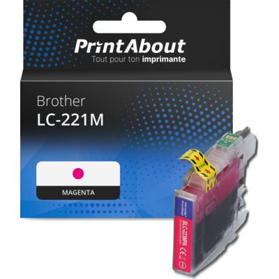 Cartouche compatible Brother LC-221M - Magenta