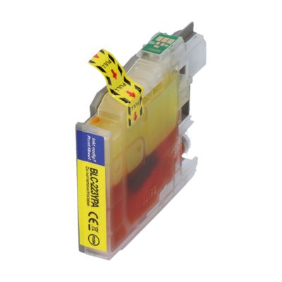 PrintAbout Huismerk vervangt Brother LC-221Y Inktcartridge Geel