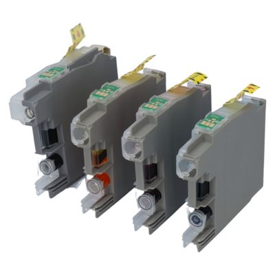 PrintAbout Huismerk vervangt Brother LC-221VALBP Inktcartridge 4-kleuren Multipack