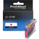 PrintAbout Huismerk vervangt Brother LC-121M Inktcartridge Magenta