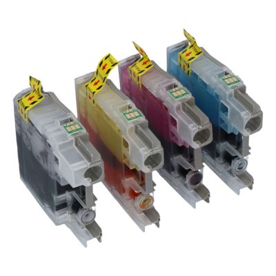 PrintAbout Huismerk vervangt Brother LC-121VALBP Inktcartridge 4-kleuren Multipack