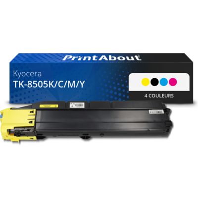 Toner compatible Kyocera TK-8505K/C/M/Y - 4 couleurs - Multipack
