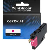 PrintAbout Huismerk vervangt Brother LC-3235XLM Inktcartridge Magenta Hoge capaciteit