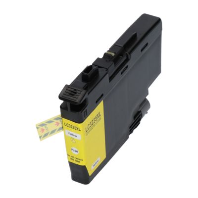 PrintAbout Huismerk vervangt Brother LC-3235XLYP Inktcartridge Geel Hoge capaciteit