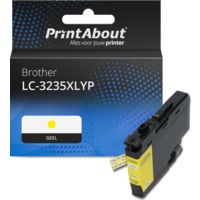 Huismerk Brother LC-3235XLYP Inktcartridge Geel Hoge capaciteit