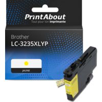 Cartouche compatible Brother LC-3235XLYP - Jaune - Grande capacité