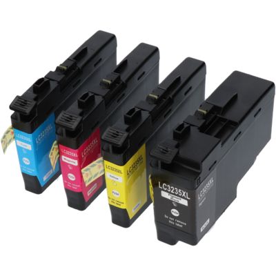 Cartouche compatible Brother LC-3235XLBK/C/M/Y - 4 couleurs - Multipack