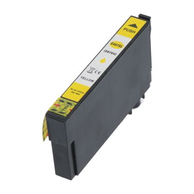 Huismerk Epson 407 (C13T07U440) Inktcartridge Geel